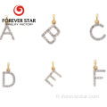 Pendentif Letter Gold Let Light M Pas cher